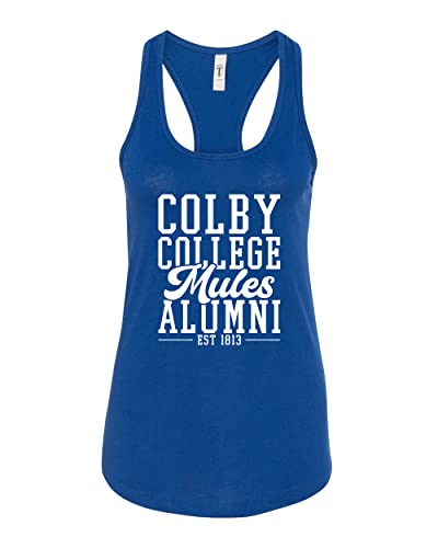 Colby College Alumni Ladies Tank Top - Royal