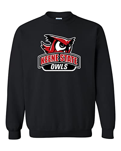 Keene State Owls Crewneck Sweatshirt - Black