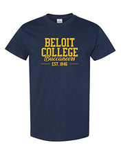 Load image into Gallery viewer, Beloit College Buccs T-Shirt - Navy
