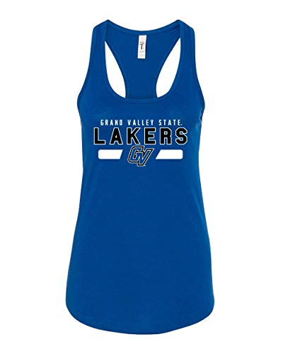 Grand Valley State Lakers GV Two Colors Tank Top - Royal