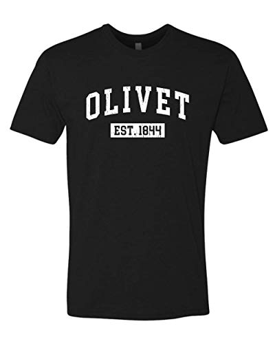 Premium Olivet College Vintage Established 1844 T-Shirt - Black