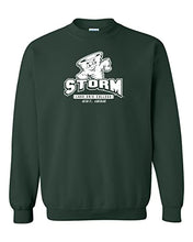 Load image into Gallery viewer, Lake Erie Storm Est 1856 Crewneck Sweatshirt - Forest Green

