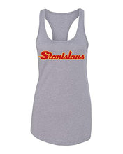 Load image into Gallery viewer, Stanislaus Two Color Ladies Tank Top - Heather Grey
