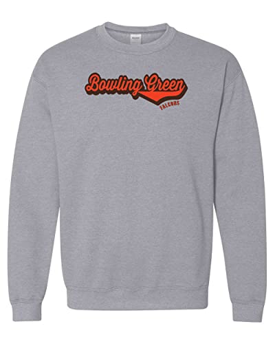 Bowling Green Retro Crewneck Sweatshirt - Sport Grey