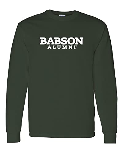 Babson College Alumni Long Sleeve T-Shirt - Forest Green