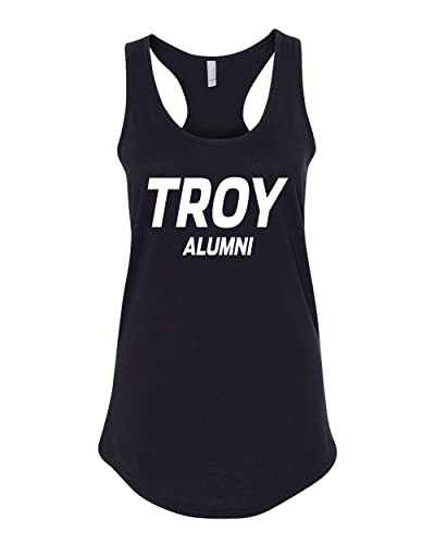 Troy University Alumni Ladies Tank Top - Black