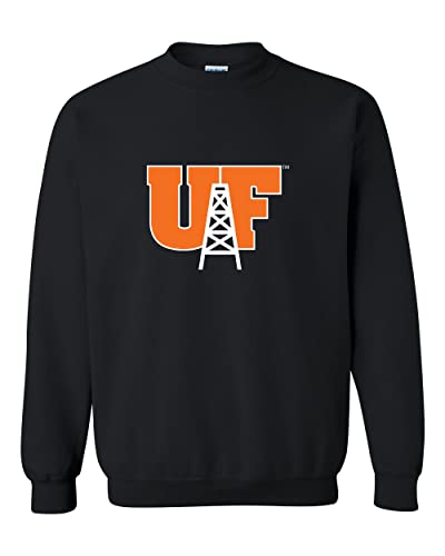University of Findlay UF Two Color Crewneck Sweatshirt - Black