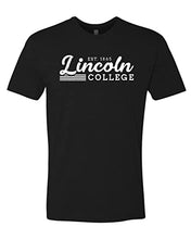 Load image into Gallery viewer, Vintage Lincoln College Est 1865 Soft Exclusive T-Shirt - Black
