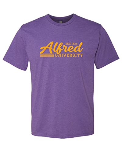 Vintage Alfred University Exclusive Soft Shirt - Purple Rush