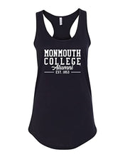 Load image into Gallery viewer, Monmouth College Alumni Ladies Tank Top - Black
