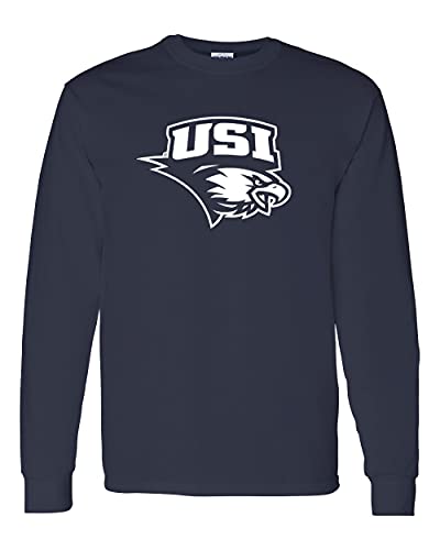 University of Southern Indiana USI One Color Long Sleeve Shirt - Navy