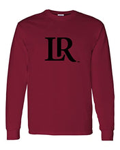 Load image into Gallery viewer, Lenoir-Rhyne University LR Long Sleeve T-Shirt - Cardinal Red
