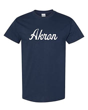 Load image into Gallery viewer, University of Akron Script T-Shirt - Navy

