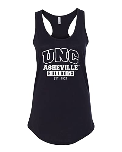 Vintage University of North Carolina Asheville Ladies Tank Top - Black