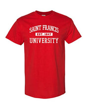 Load image into Gallery viewer, Vintage Saint Francis Est 1847 T-Shirt - Red
