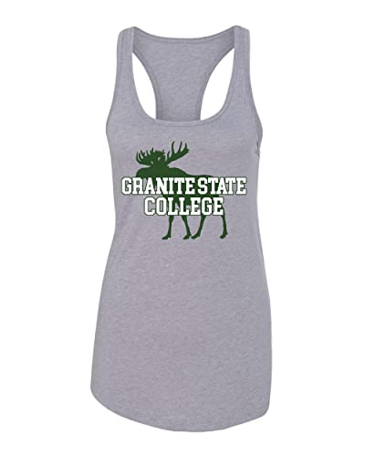 Granite State College Ladies Tank Top - Heather Grey