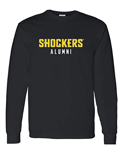 Wichita State University Alumni Long Sleeve Shirt - Black