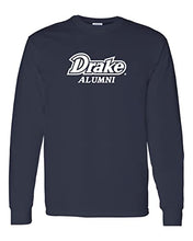 Load image into Gallery viewer, Drake University Alumni Long Sleeve Shirt - Navy
