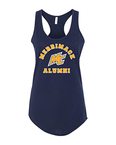 Merrimack College Alumni Ladies Tank Top - Midnight Navy