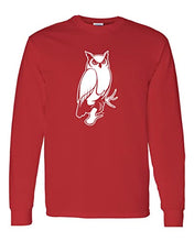 Load image into Gallery viewer, Keene State College Owl Long Sleeve Shirt - Red
