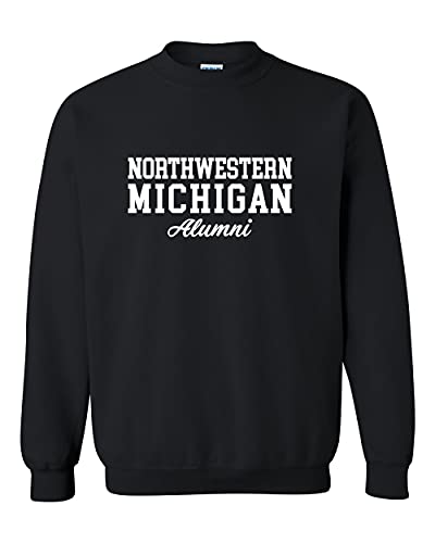 Northwestern Michigan Alumni Crewneck Sweatshirt - Black