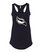 Load image into Gallery viewer, Stockton University Full Color Mascot Ladies Tank Top - Black
