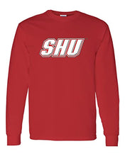 Load image into Gallery viewer, Sacred Heart University SHU Long Sleeve T-Shirt - Red
