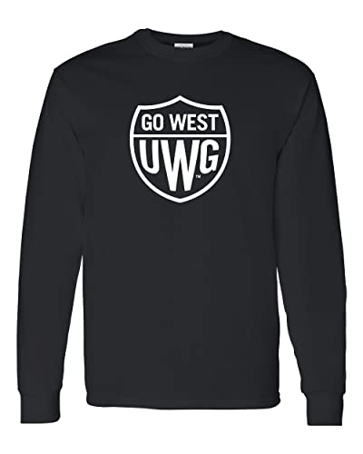 University of West Georgia Go West Long Sleeve Shirt - Black
