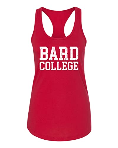 Bard College Block Letters Ladies Tank Top - Red
