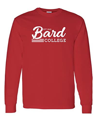 Vintage Bard College Long Sleeve Shirt - Red