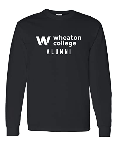 Wheaton College Alumni Long Sleeve T-Shirt - Black