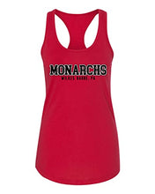 Load image into Gallery viewer, King&#39;s College Monarchs Ladies Racer Tank - Red
