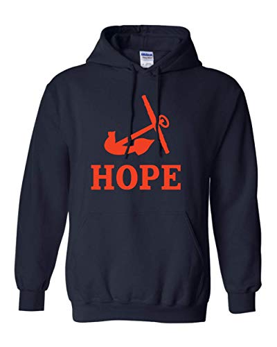 Hope College Anchor One Color Hooded Sweatshirt - Navy