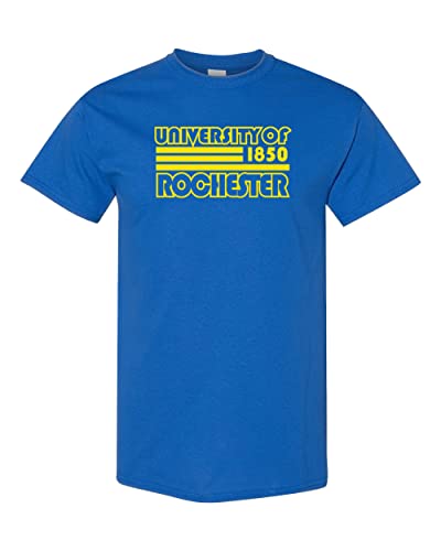 Retro University of Rochester T-Shirt - Royal