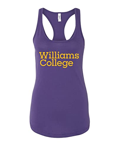 Williams College Ladies Tank Top - Purple Rush