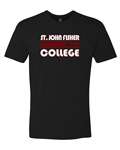 Vintage Saint John Fisher College Exclusive Soft Shirt - Black