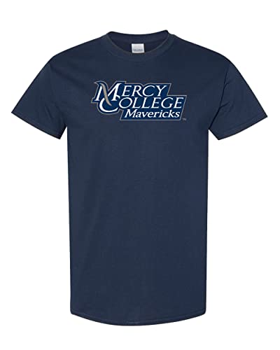 Mercy College Text T-Shirt - Navy