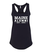 Load image into Gallery viewer, University of Maine Alumni Ladies Tank Top - Black
