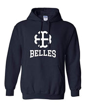 Load image into Gallery viewer, Saint Mary&#39;s College Belles 1 Color Logo Hooded Sweatshirt - Navy
