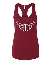 Load image into Gallery viewer, Cal State Dominguez Hills DH Ladies Tank Top - Cardinal
