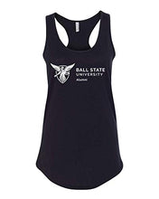 Load image into Gallery viewer, Ball State University Alumni One Color Tank Top - Black

