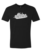 Load image into Gallery viewer, University of Maine Vintage Script Exclusive Soft Shirt - Black
