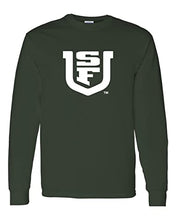 Load image into Gallery viewer, University of San Francisco USF Long Sleeve T-Shirt - Forest Green
