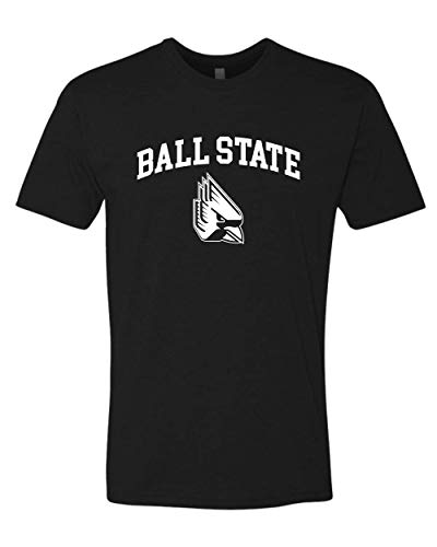 Ball State Block Letters with Student Logo Exclusive Soft Shirt - Black