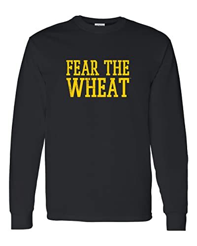 Wichita State Fear The Wheat Long Sleeve Shirt - Black