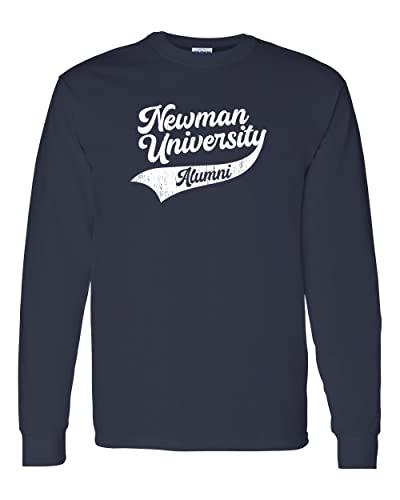 Newman University Alumni Long Sleeve T-Shirt - Navy