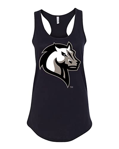 Mercy College Mascot Ladies Tank Top - Black