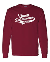 Load image into Gallery viewer, Union College Dutchwomen Alumni Long Sleeve Shirt - Cardinal Red
