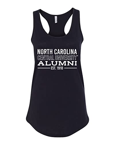 North Carolina Central Alumni Ladies Tank Top - Black