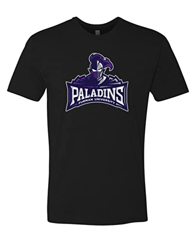 Furman University Paladins Soft Exclusive T-Shirt - Black